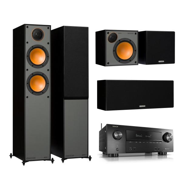 Комплект домашнего кинотеатра Monitor Audio, Monitor 200 Black + Denon AVR-X2500H Black
Комплект домашнего кинотеатра Monitor Audio, Monitor 200 Black + Denon AVR-X2500H Black