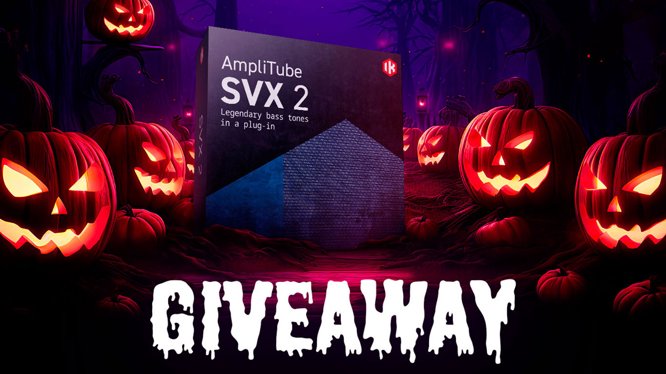 IK Multimedia дарит AmpliTube SVX 2 к Хэллоуину — скачать плагин бесплатно можно до 31 октября