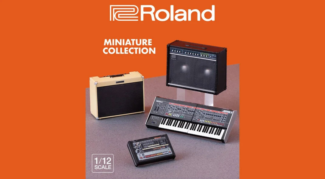 Roland выпустила коллекцию макетов своих инструментов — размер TR-808 составляет всего 4 см