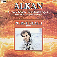 Виниловая пластинка ВИНТАЖ - РАЗНОЕ - ALKAN - GRAND SONATE "LES QUATRE AGES" (MENUET - BARCAROLLE - FANTAISIE) (PIERRE REACH)