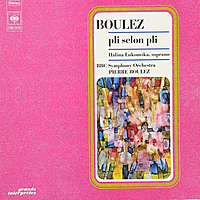 Винтажная виниловая пластинка BOULEZ: PLI SELON PLI (HALINA LUKOMSKA)