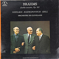 Виниловая пластинка ВИНТАЖ - BRAHMS - DOUBLE CONCERTO OP. 102 (OISTRAKH, ROSTROPOVITCH, SZELL)