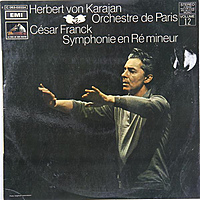 Винтажная виниловая пластинка CESAR FRANCK - SYMPHONIE EN RE MINEUR (HERBERT VON KARAJAN)