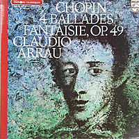 Винтажная виниловая пластинка CHOPIN: 4 BALLADES, FANTAISIE OP. 49 (CLAUDIO ARRAU)