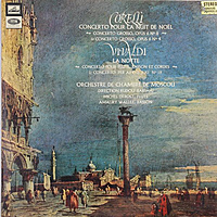 Винтажная виниловая пластинка CORELLI: CONCERTO POUR LA NUIT DE NOEL; VIVALDI: LA NOTTE (M. DEBOST, A. WALLEZ)