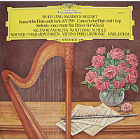 Винтажная виниловая пластинка MOZART - KONZERT FUR FLOTE UND HARFE KV 299, SINFONIA CONCERTANTE ES-DUR KV 297 b (KARL BOHM)