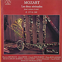 Виниловая пластинка ВИНТАЖ - MOZART - LES DEUX SERENADES PUOR OCTUOR A VENT K. 375 & 388