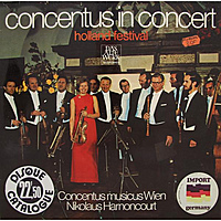 Винтажная виниловая пластинка CONCENTUS IN CONCERT: HOLLAND FESTIVAL (NIKOLAUS HARNONCOURT)