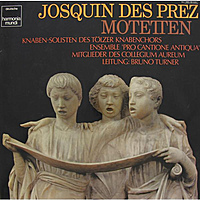 Винтажная виниловая пластинка JOSQUIN DES PREZ - MOTETTEN (BRUNO TURNER)