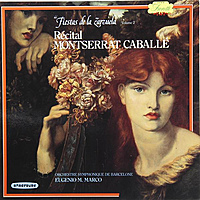 Винтажная виниловая пластинка RECITAL MONTSERRAT CABALLE: FIESTAS DE LA ZARZUELA (VOL. 2)