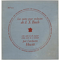 Винтажная виниловая пластинка BACH - 1ere SUITE EN DO MAJEUR; 2eme SUITE EN SI MINEUR (ORCHESTRE HEWITT)