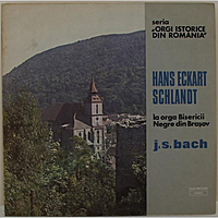 Винтажная виниловая пластинка BACH - HANS ECKART SCHLANDT LA ORGA BISERICII NEGRE DIN BRASOV