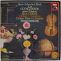 Винтажная виниловая пластинка BACH - LES CONCERTOS POUR VIOLON ET ORCHESTRE, DEUX VIOLONS, VIOLON & HAUTBOIS, VIOLON FLUTE & CLAVECIN (YEHUDI MENUHIN)