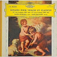 Винтажная виниловая пластинка BACH - SONATES POUR VIOLON ET CLAVECIN № 1 EN SI MINEUR, BWV 1014, № 4 EN UT MINEUR, BWV 1017 (DAVID OISTRAKH, HANS PISCHNER)