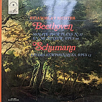 Винтажная виниловая пластинка BEETHOVEN – SONATE N° 27 / SCHUMANN – ETUDES SYMPHONIQUES (SVIATOSLAV RICHTER)