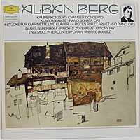 Винтажная виниловая пластинка BERG - KLAVIERSONATE OP. 1, 4 STUCKE FUR KLARINETTE UND KLAVIER OP.5 (DANIEL BARENBOIM, PINCHAS ZUKERMAN, ANTONY PAY)