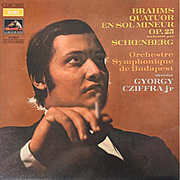 Винтажная виниловая пластинка BRAHMS - QUATUOR EN SOL MINEUR OP. 25 (GYORGY CZIFFRA, JR.)