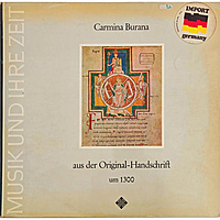 Винтажная виниловая пластинка CARMINA BURANA (AUS DER ORIGINAL-HANDSCHRIFT UM 1300) (STUDIO DER FRUHEN MUSIK)