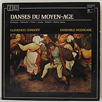 Винтажная виниловая пластинка DANSES DU MOYEN-AGE (CLEMENCIC CONSORT, ENSEMBLE RICERCARE)