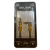 Кабель miniJack-miniJack Delink 3.5plug-3.5plug 90'