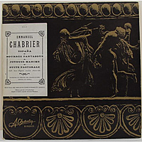 Винтажная виниловая пластинка EMMANUEL CHABRIER - ESPANA, BOURREE FANTASQUE, JOYEUSE MARCHE, SUITE PASTORALE (ORCHESTRE DU THEATRE DES CHAMPS-ELYSEES)
