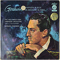 Винтажная виниловая пластинка GERSHWIN - RHAPSODY IN BLUE, AN AMERICAN IN PARIS (LEONARD PENNARIO) MONO