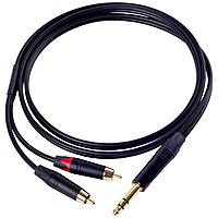 Кабель межблочный Jack-2RCA Onetech PRO