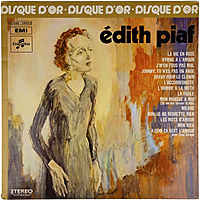 Винтажная виниловая пластинка LE DISQUE D'OR D'EDITH PIAF