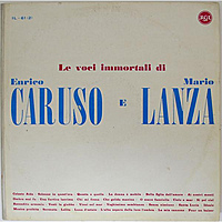 Винтажная виниловая пластинка LE VOCI IMMORTALI DI ENRICO CARUSO E MARIO LANZA (MONO)