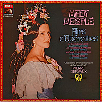 Винтажная виниловая пластинка MASSE, MESSAGER, STRAUS, LEHAR, OFFENBACH, LECOCQ - AIRS D'OPERETTES (MADY MESPLE)