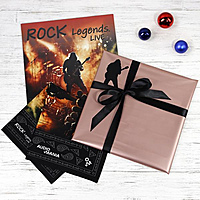 Новогодний подарочный набор "THE LEGENDS OF ROCK FOREVER. MIDDLE" с банданой в подарок
