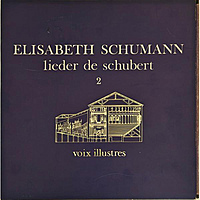 Винтажная виниловая пластинка LIEDER DE SCHUBERT 2 (ELISABETH SCHUMANN) (MONO)
