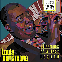 CD-диск LOUIS ARMSTRONG - MILESTONES OF A JAZZ LEGEND (10 CD)