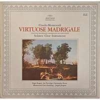 Винтажная виниловая пластинка MONTEVERDI - VIRTUOSE MADRIGALE (WERNER KAUFFMANN)