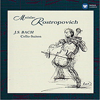 CD-диск MSTISLAV ROSTROPOVICH - J.S.BACH: CELLO-SUITEN = CELLO SUITES = SUITES POUR VIOLONCELLE (2CD)
