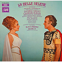 Винтажная виниловая пластинка OFFENBACH - LA BELLE HELENE (JEAN-PIERRE MARTY)