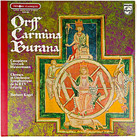 Винтажная виниловая пластинка ORFF - CARMINA BURANA (HERBERT KEGEL)