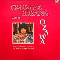 Винтажная виниловая пластинка ORFF - CARMINA BURANA (SEIJI OZAWA)