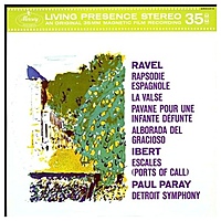 Виниловая пластинка PAUL PARAY - ORCHESTRAL MUSIC BY MAURICE RAVEL & JACQUES IBERT