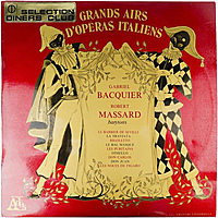 Винтажная виниловая пластинка MOZART, VERDI, BELLINI, ROSSINI - GRANDS AIRS D'OPERAS ITALIENS (GABRIEL BACQUIER, ROBERT MASSARD)