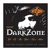 Струны для электрогитары Rotosound DZ10 DarkZone