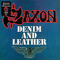 Виниловая пластинка SAXON - DENIM AND LEATHER (COLOUR)