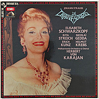 Винтажная виниловая пластинка STRAUSS - LA CHAUVE-SOURIS (ELISABETH SCHWARZKOPF) (MONO)