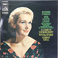 Винтажная виниловая пластинка STRAUSS - VIER LETZTE LIEDER (ELISABETH SCHWARZKOPF) NEAR MINT