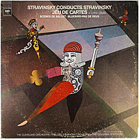 Винтажная виниловая пластинка STRAVINSKY - JEU DE CARTES (A CARD GAME), SCENES DE BALLET, BLUEBIRD-PAS DE DEUX (IGOR STRAVINSKY)