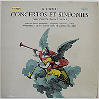 Винтажная виниловая пластинка TORELLI - CONCERTOS ET SINFONIES POUR CUIVRES, BOIS ET CORDES (JEAN-FRANCOIS PAILLARD)