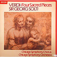 Винтажная виниловая пластинка VERDI - 4 PIECES SACREES (GEORG SOLTI)
