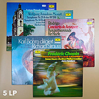Винтажные виниловые пластинки КОЛЛЕКЦИЯ "DEUTSCHE GRAMMOPHON: РЕЗОНАНС" (5 LP)