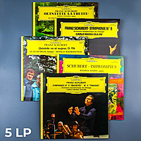 Винтажные виниловые пластинки "КОЛЛЕКЦИЯ ШЕДЕВРОВ ШУБЕРТА" (5 LP)
