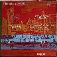 Винтажная виниловая пластинка VIVALDI - IL CIMENTO DELL' ARMONIA E DELL' INVENZIONE, OP. 8; CONCERTI № 9, 10, 11, 12 (FELIX AYO)